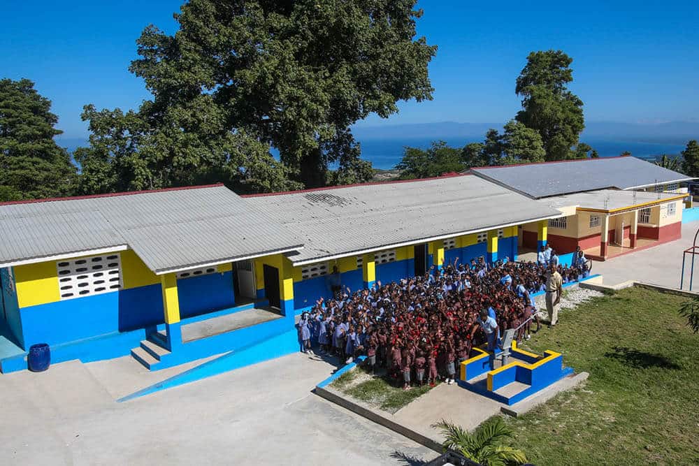 Star of Hope Wooddaina i Haiti school dano haiti