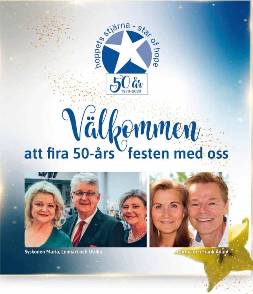 Star of Hope Välkommen på 50-årsfest! poster 2