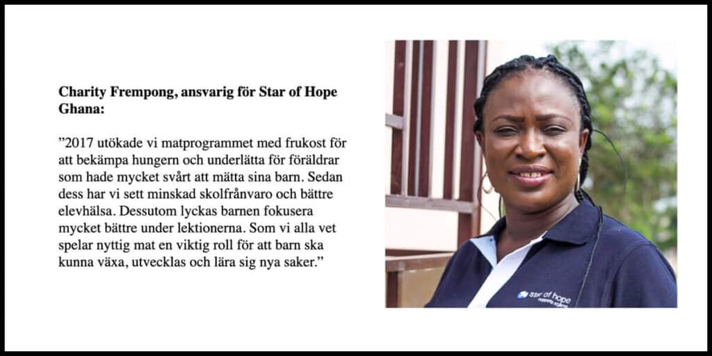 Star of Hope Hjälp oss att stilla hungern! Hemsida 1