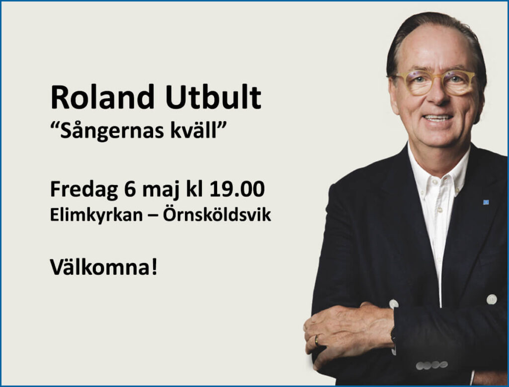 Roland Utbult i Elimkyrkan 3 Star of Hope SE Roland Utbult i Elimkyrkan Roland Utbult Med text