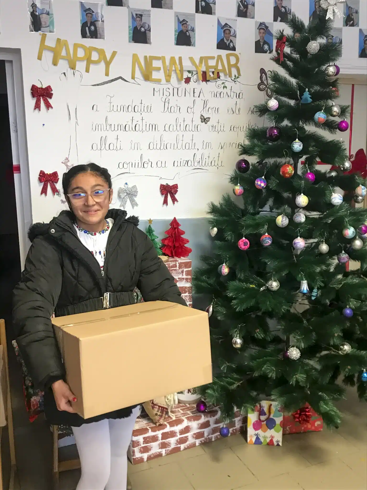 Julpaketsutdelning i Rumänien
