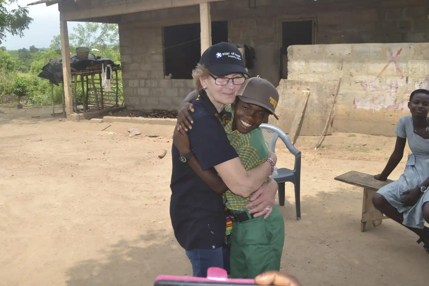 Star of Hope De fick träffa sina fadderbarn i Ghana Ghana 4 kopiera