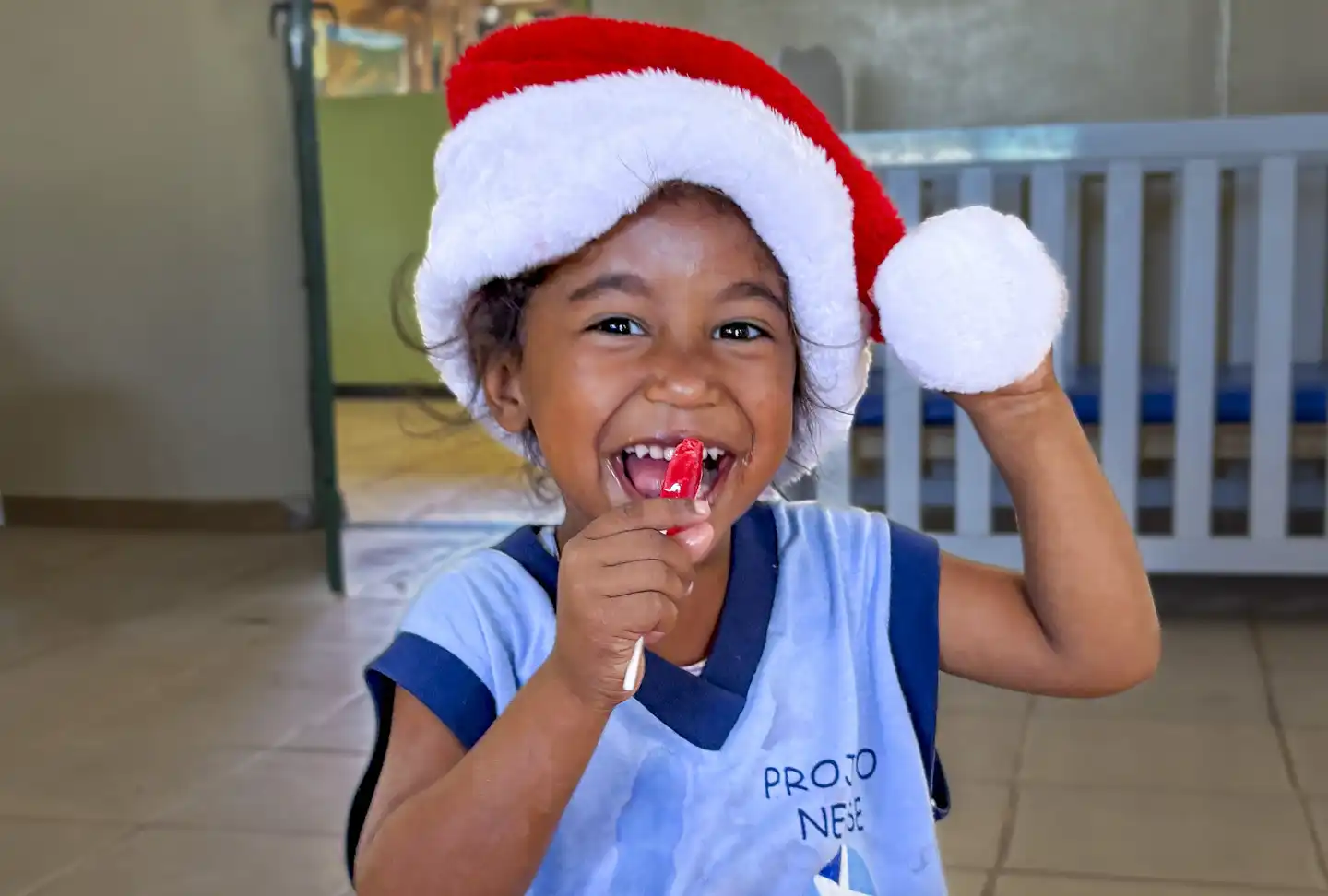 flicka i tomteluva i brasilien